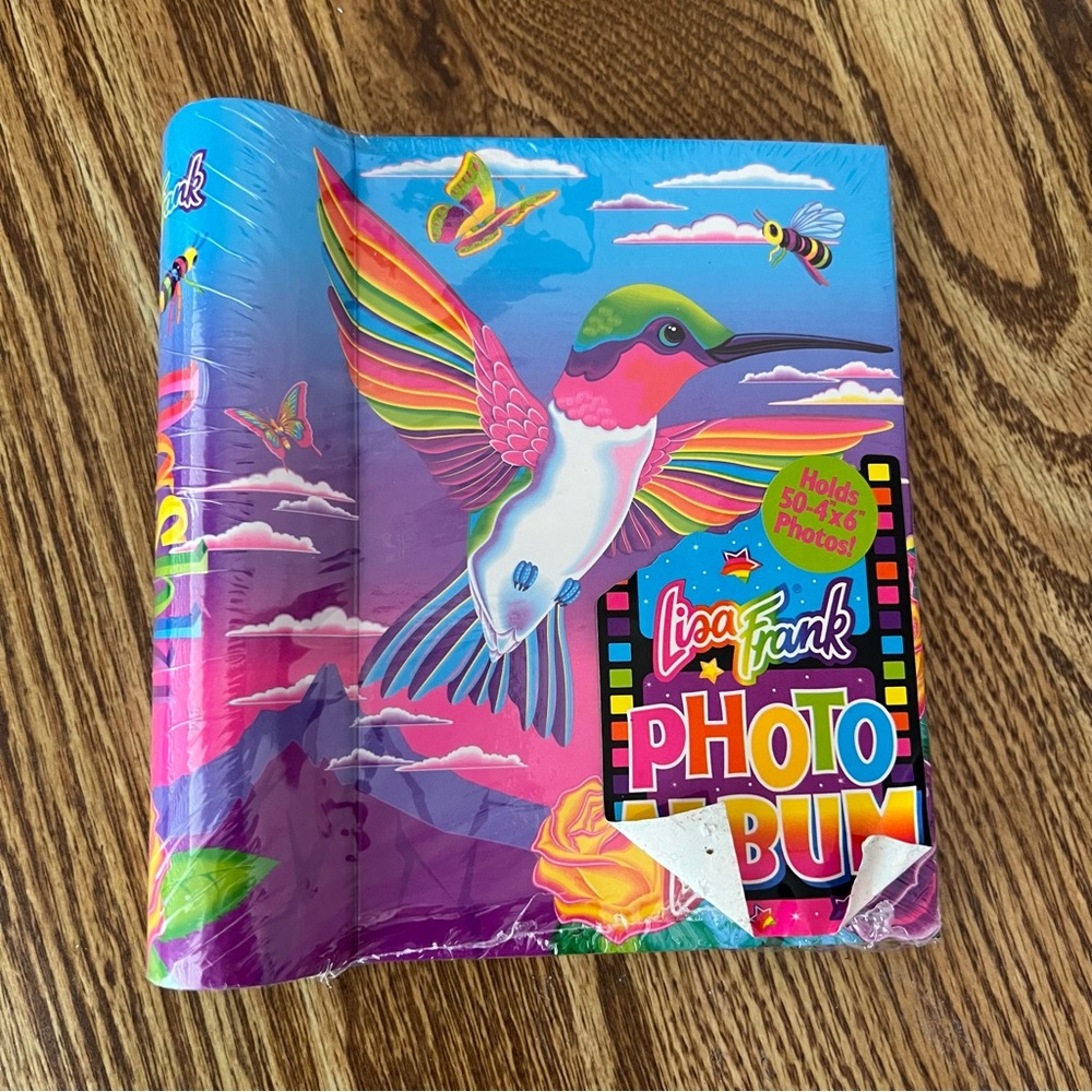 Vintage Lisa Frank Dashly Roses Hummingbird